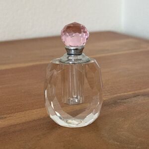 Small glass perfume bottle